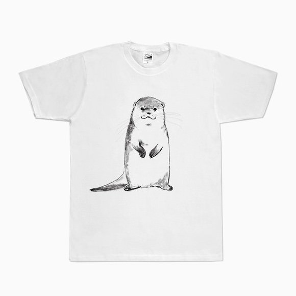 せいこせんせい カワウソ Tシャツ